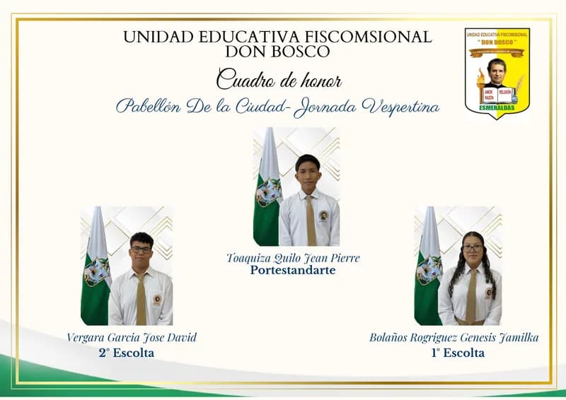 Cuadro de honor 2025-2026, tercera lámina