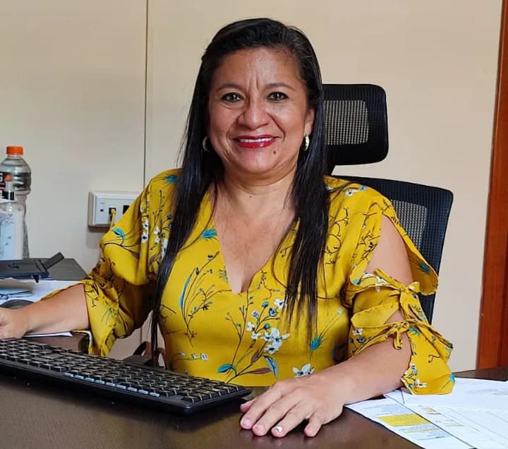 Retrato de la Vicerrectora de la jornada vespertina, MSc. Betty Verduga Álvarez